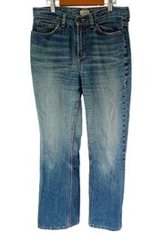 L.L.Bean Vintage  Jeans Womens Size 10 Blue Relaxed Straight Leg Denim 10" Rise