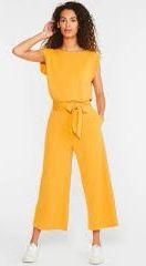 Yellow Sandwashed Jumpsuit XS NWOT