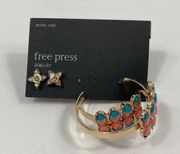 4/$25 NWT Free Press set of 2 earrings