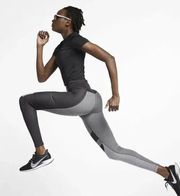 Nike  Tech Pack Running Tights Black Grey Size Extra Small XS