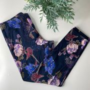 Joe Fresh floral cotton leggings.  Size XL.