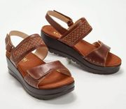 Alegria Leather Backstrap Sandals - Maddie Size 40/9/9.5US. B47