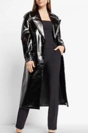 Faux Patent Leather Jacket