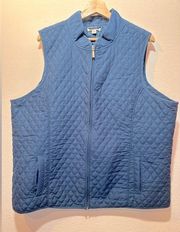 EUC great NW quilted puffer vest Size 1X