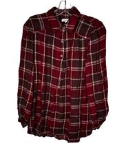 Max Studio Flannel Top