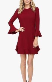 JILL JILLSTUART BELL SLEEVE CURRANT COCKTAIL DRESS 2