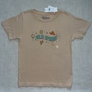 PacSun Golden Hour Tan Graphic Palm Springs Baby Tee Shirt