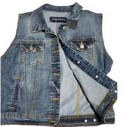 Maurice’s Medium Wash Denim Vest