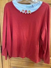 4/$25 Pumpkin long sleeve top, Breckenridge