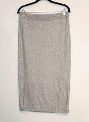 James Perse cotton blend striped women's pencil skirt size L