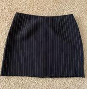 Pin Stripe Mini Skirt