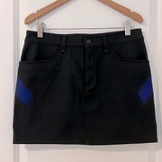 UAS Under Armour Black Blue Athletic Sportswear Skirt By Tim Coppens Size 2