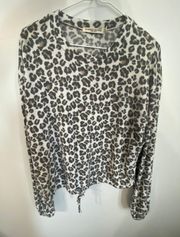 Womens Long Sleeve Cheetah Shirt