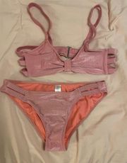 Pink Sparkly Bathing Suit 