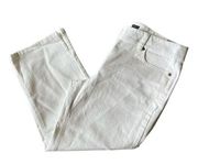 Ann Taylor Slim Fit Cropped Capri Jeans in White NEW Size 8