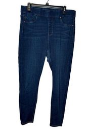 Liverpool Women's Jeans Hi-RiseAnkle Pull-On Skinny Denim Dark Blue Plus Size 14