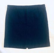 Tommy Hilfiger Dark Wash Stretch Side Zip Skirt size 14