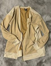 NWT Women’s The North Face Khaki Star Rise Fleece Cardigan - Size Large