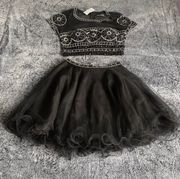 2 piece black dress **Please Read Description**