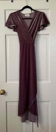 Wedding Guest Purple Dress