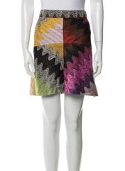 Missoni Metallic Jacquard Mini Skirt