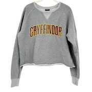 Universal Studios Harry Potter Gryffindor Pullover Cropped Sweatshirt Size M