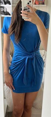 Blue Wrap Dress