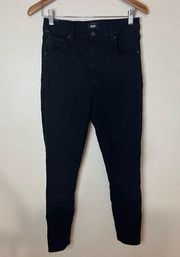 Citizens of Humanity Black Chrissy High Rise Skinny Jean - 29 FLAWED