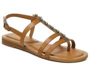 Franco Sarto  Sandals Womens Size 9.5 Tan Greca Open Toe Sandal