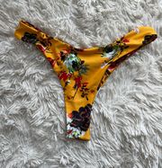 Floral Print Bikini Bottoms