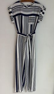 Stripes Long Romper Jumpsuit NWOT