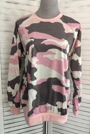 Pink Camo Top, Large