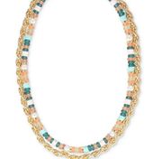 Inc International Concepts Chain/Bead Necklace in Gold-Tone NWT MSRP $35