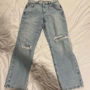 vintage straight leg jeans size 27