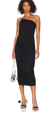 NWT Revolve  Nichola Midi Dress in Black