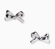 Silver Bow Earrings