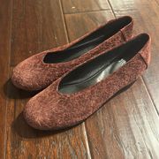 Eileen Fischer Flats Rust Brown Size 6