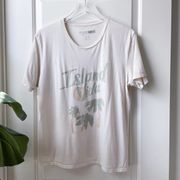 Amuse Society Island Vida Tropical Graphic T Shirt Large