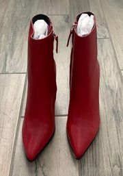 Alias Mae red heeled boots