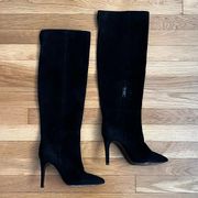 Joie Over-Knee Suede Stiletto Boots - Size 37