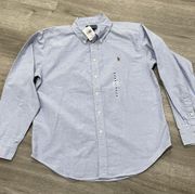 Light Blue Button Down Shirt/blouse.