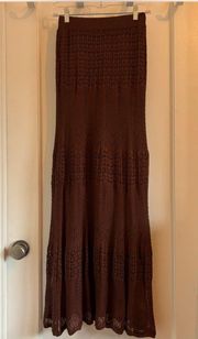 Knit/Crochet Maxi Skirt