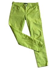 TAHARI LIMON GREEN skinny pants  size 4/28