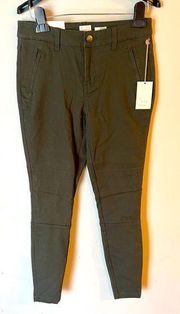 A NEW DAY Women’s Olive Green Stretchy Skinny Jeans Size 4 NEW