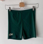 Edikted Ex Forest Green Biker Shorts