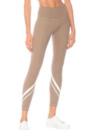 Sport High Rise Compression Leggings Medium Beige Size S