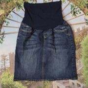 Oh baby motherhood distressed pockets jeans skirt size small