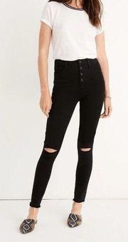 Petite 10 High-Rise Roadtripper Jeggings: Button-Front Edition