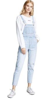 Levi's Tapered Distressed Overalls Size 31 - $59 (53% Off Retail) - From  Lindsey