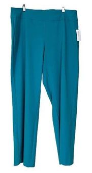 DressBarn Roz & Ali Secret Agent Pull-On Pants with Wide Waistband With  Tummy Control and Slim Leg 